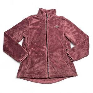 The North Face Pink Osito Fleece Jacket Women’s Large Full Zip